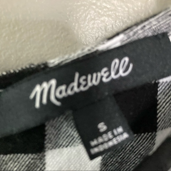 Madewell Buffalo Check Top - Picture 2 of 3